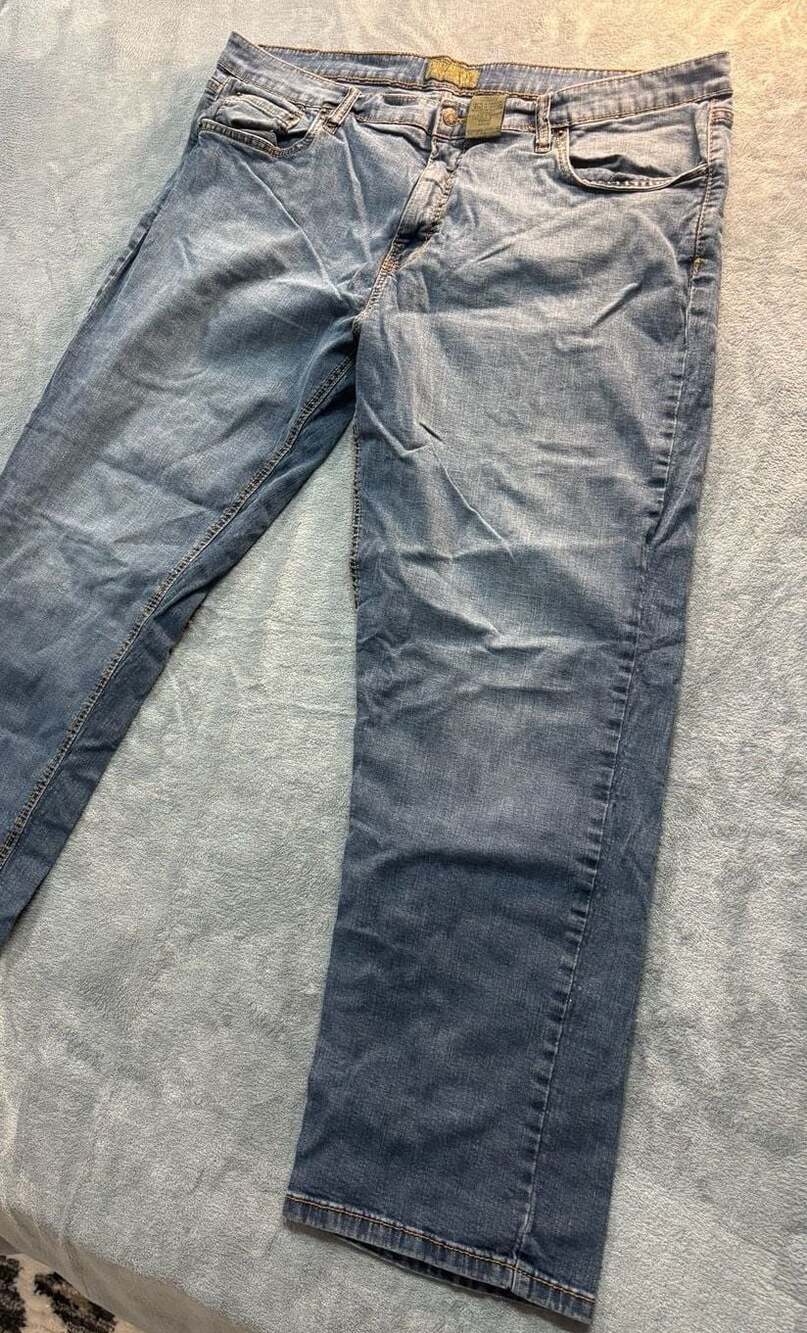Urban Star Jeans Mens Blue Stretch Denim Pants Size 44x32